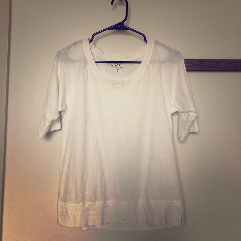 Vintage soft white tee